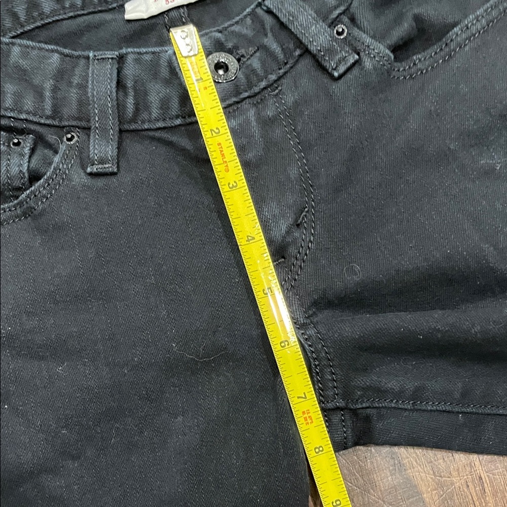 Levi's 531 Women's Low Skinny Jeans -Black Size W26 - Picture 10 of 13